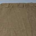 MIULEE Brown Linen Curtains 108 Inches Long for Bedroom Living Room, Soft Thick Linen Textured Window Drapes Semi Sheer Light Filtering Back Tab Rod Pocket Burlap Look Country Decor, 2 Panels