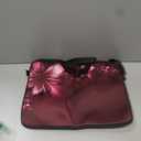 RICHEN 17 inch Laptop Shoulder Bag Carrying Case Computer PC Cover Pouch with Handle Fits 15.6/16/17/17.3/17.4 inch Laptop Notebook (16-17.3 inch, Flowers)