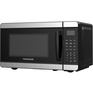 Frigidaire Countertop Microwave - Digital Control Panel - 6 Auto Cooking Settings - 10 Power Levels - Child Safety Lock - 0.7 Cu. Ft., Stainless Steel (Silver)