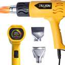 Heat Gun, BILLION GOLD 1800W Hot Air Gun 752-1112 with 2 Temperature Setting, Heat Gun for Crafting, Shrink Tubing, Paint Removing - 2 Nozzles