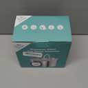 Cat Water Fountain with 8 Filters + 5 Sponges,Small Pet Waterer Dispenser Fountains for Drinking Cats Indoor Metal Automatic Waterer Bowl 24/7 Running Auto Kitty Watering Supplies Quiet Pump,74oz/2.2L Cat Fountain + 8 Filters + 5 Sponges