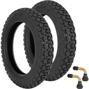 76-305 16X3.0 Fat Tire E-Bike Tires - Heavy Duty 16 Inch 16X3 Bike Tire and Tube/Tubeless Set for Electric Bike Scooter - Non-Foldable - Off-Road All-Terrain Tread - 1/2 Pack - Type: TT/TL