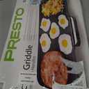 Presto 07061 22-Inch Electric Griddle with Removable Handles, Extra-Large Nonstick Ceramic Surface, Black