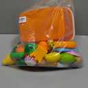 92PCS Play Food Set for Kids, Pretend Play Toys for Play Kitchen & Toddlers Learning, Food Toys with Cutting Fruits & Vegetables, Fake Food Gift Kitchen Playset for Kids Ages 3+