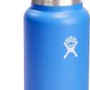 Hydro Flask Water Bottle - Insulated Stainless Steel - Wide Straw Lid, Non Spill, Leakproof in 32 Oz Cascade Blue