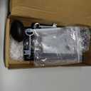 Mortise Keyed Door Knob Set for 1-3/8" to 1-3/4" Thick Interior Doors, 2-3/8" Backset, Includes 2 Classic Skeleton Keys (1, Matte Black)