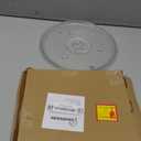 10.5" Microwave Turntable Compatible with Emerson 252100500497, 10 1/2 inch Replacement Microwave Glass Plate for Hamilton Beach, Oster MP-P23 (10.5" Small Coupler Hole)