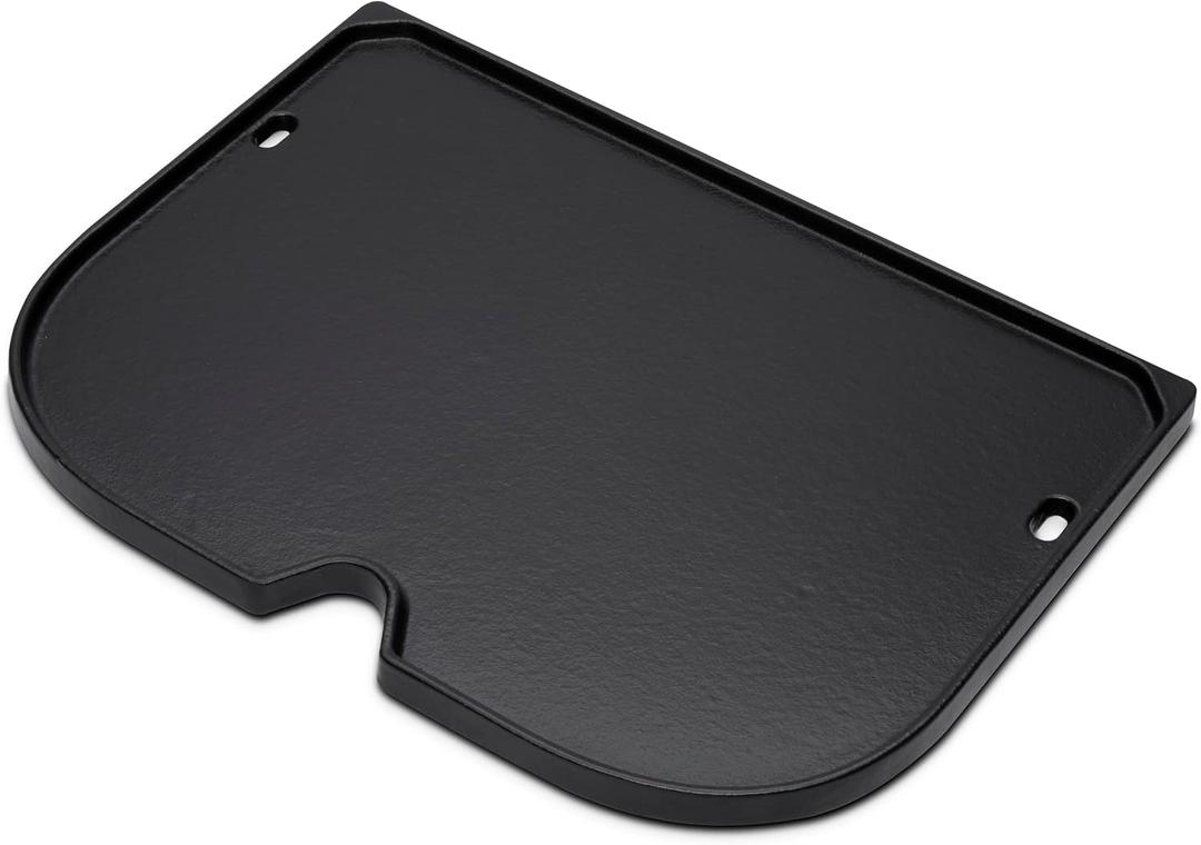 Weber Lumin® Griddle – Porcelain‑Enameled Cast‑Iron Griddle Plate for Lumin Compact Electric Grill, Non‑Stick Surface for Breakfast, Veggies & More