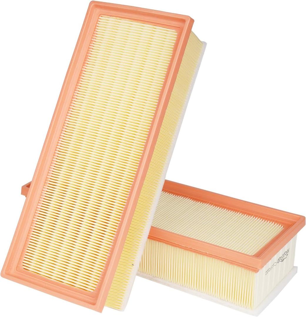 2-Pack Engine Air Filter Fits for Audi Q5 2.0L 11-17, A4 Quattro 2.0L 09-16, A5 Quattro 2.0L 10-17, A4 2.0L 09-16, allroad 2.0L 13-16, A5 2.0L 10-14 Air Filter Replacement CA10522