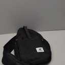 SKYSPER Sling Bag RFID Cross Body Bag Recycled Crossbody Backpack Travel Daypack (Black)