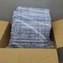 WITSHOCK Washable Rugs 8x10 Modern Area Rugs, Thin Rug for Living Bedroom Dining Room Nursery Kitchen Office, Wave Striped Rugs Indoor Carpet Soft Non Slip Stain Resistant Home Decor, Blue