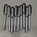 Uni-ball 207 Impact Gel Pens, Bold Point, 1.0 mm, Black; Gray Barrel, Black Ink, Pack Of 12