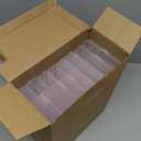 Dunzoom 25 Pcs Plastic Crayon Boxes with Lids, 4.53 x 3.35 x 1.1 Inches Stackable Small Storage Organizer Containers Crayon Pencil Case for Art Crafts Jewelry Beads Office Supplies(Multicolor)