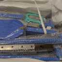 Foldable Gymnastics Bar,5FT Horizontal bar,Adjustable Kids Training bar for Kids Ages 3-15,Kids Gymnastics bar,Triangle Stable Structure-Gym Equipment for Home (Blue-Mat)