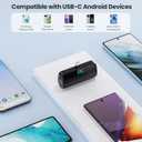 [2-Pack]Mini Portable Charger for iPhone 17/16/15,Upgraded 5500mAh PD Fast Charging USB C Power Bank,Travel Essentials Battery Pack for iPhone 17/17 Pro Max /Air/16 Plus/16/15 Series Galaxy Android