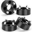 KSP 4X4 Wheel Spacers for Golf Cart EZGO Wheel Hub, 2"(50mm) Forged Tire Spacer fit Yamaha Club Car in 4x101.6 Bolt Pattern 62mm Hub Bore 1/2"-20 Thread Pitch, 4x100 Black Aluminum Wheel Adapters (3 Pack)