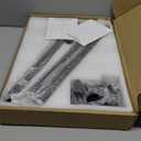 Microphone Stand, Universal Detachable Mic Floor Stand with Compact Weighted Base, Height Adjustable From 22 to 67, 2 Universal Mic Clips for Blue Yeti/Shure SM7B/Samson Q2U and More