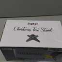 FORUP Christmas Tree Stand, Xmas Tree Base Stand, Christmas Tree Holder for Real Trees, Green