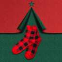 PATPAT Christmas Family Matching Pajama Sets Includes Christmas Socks - Perfect for Family Photos & Holiday Celebrations (XXXL)