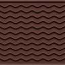 Silicone Dish Drying Mat, Non-Slip Easy Clean Sink Mat Large Heat-resistant Dish Drainer Mat for Kitchen Counter, Sink, Refrigerator or Drawer liner (12" x 6", COFFEE)