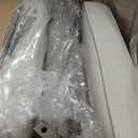 DUMOS Mid Century Modern Chair, Accent Chair with Arms and Waist Cushion, Reading Chairs for Adults, Lounge Chair for Living Room and Bedroom, Solid Wooden Frame, Cream (1 Pack)