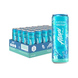 Alani Nu BLUE SLUSH, Sugar Free, Low Calorie Energy Drinks, 200mg Caffeine, Biotin, B Vitamins, Zero Sugar, 10 Calories, 12 Fl Oz Cans, 24 Pack (EXP 06/13/27)