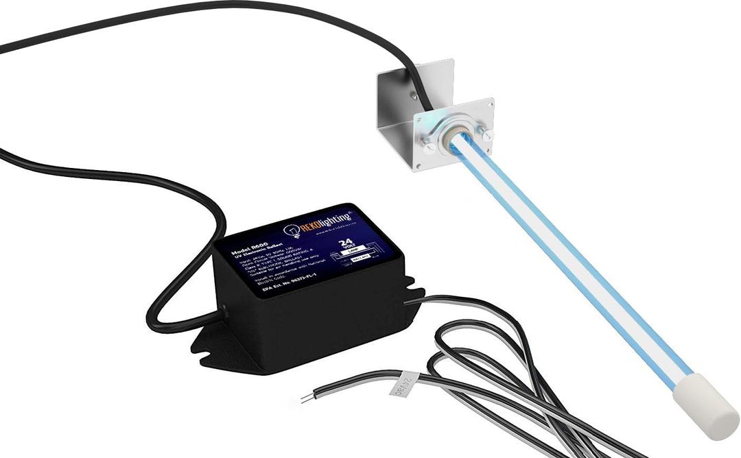 R600 24v HVAC Air Purifier UV Light Coil Cleaner Germicidal 14" 18W UVC for AC Air Conditioning with Magnet