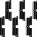 SINJEUN 3 Pair 5 Inches Gate Hinge, Heavy Duty Barrel Gate Hinge, Weld On Barrel Style Ball Bearing Door Hinge for Swing Gates, Trailer Ramp Gates, 450lbs Capacity
