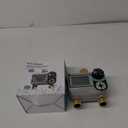 QUOBAS 2 Zone Sprinkler Timer with Brass Inlet & Outlet, Programmable Water Timer for Garden Hose with Rain Delay/Manual Watering/Automatic Irrigation Controller System for Yard, Lawn