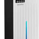 POOYUPPC Dehumidifier for Home, 95 OZ Water Tank, (1000 sq.ft) Dehumidifiers for Bathroom Bedroom Basement RV with Drain Hose, Auto Shut Off White