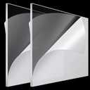 Roowest 2 Pcs 36 x 48 Inch, 1/8 Inch Thick Clear Acrylic Sheet Plastic Sheet Cut to Size Acrylic Board Panel Blank for Craft DIY Signs Frames Engraving Display Cases
