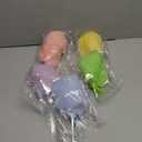 Pinkunn 5 Pcs Pastel Christmas Decorations Cotton Candy Ornaments Fake Cotton Candy Tree Picks Topper 10.63" Handcrafted Hanging Ornament for Xmas Theme Party Supplies New Year Gift