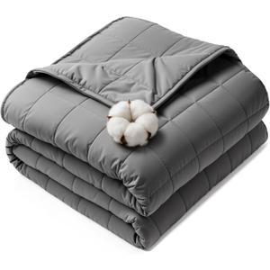 HCOIW Weighted Blankets for Adults - 15lbs,60” x 80”Queen Size Heavy Blanket for Sleeping, Machine Washable, Soft and Breathable Cooling Blanket with Premium Glass Bead,All-Season