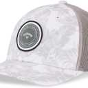Callaway Golf Playing through Trucker Collection Headwear (One Size, White Tropical)
