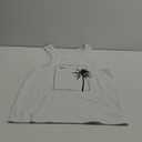 Tank Tops Men Sleeveless Shirts for Men Tank Tops for Men Summer Beach Muscle Plam Tree Men Tank Top Workout Casual White Graphic Vacation Mens Sleeveless Tee Shirts, Size Medium