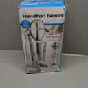 Hamilton Beach DrinkMaster Electric Drink Mixer, Retro Milkshake Maker & Milk Frother, 2 Speeds, Extra-Large 28 oz. Stainless Steel Cup, Classic Chrome