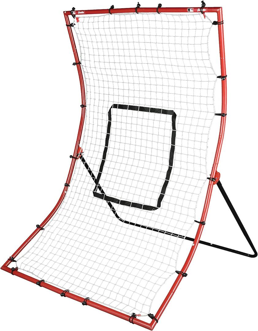 Franklin Sports Baseball Rebounders + Pitchback Nest - Pitch Return Trainer + Rebound Net with Attachable Pitching Target- All Angle Fielding Rebound Net for Grounders + Pop Flies, 68 x 44