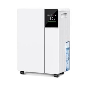 2500 Sq.Ft Dehumidifier for Basement with Drain Hose, Max 34 Pints Dehumidifiers for Home, Bedroom, Bathroom, Basement, Smart Humidity Presets, Three Modes, 24HR Timer, Quiet Operation