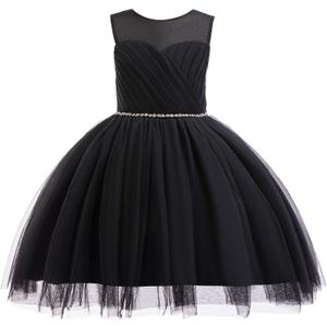 Glamulice Flower Girls Vintage Tulle Tutu Dress A Line Little/Big Girl Wedding Birthday Formal Party Dresses 6Y