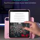ESR for iPad A16 Case, iPad 11th/10th Generation Case (2025/2022), Removable Magnetic Cover, Adjustable Portrait/Landscape Stand, 9 Standing Angles, Shift Series, Pink