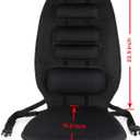 FOMI Gel High Chair Back Support and Seat Cushion | Adjustable Lumbar Pillow Placement for Upper Lower Thoracic, Coccyx, Pressure Sore Pain Relief | for Car, Office Chair, Gaming | Posture Aid