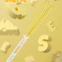 Nabalis Cheese Butterfly Knife Balisong Trainer, 6061 Aluminum, 420C Blade Material, Teflon-Coated, Public-Friendly Metal Trainer