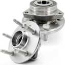 Pair 513282 Front/Rear Wheel Bearing Hub Assembly Compatible with Cadillac CTS 2008-2014 2018 2019, for Cadillac XTS 2018-2019, for Chevy Camaro 2010-2015 Impala 2018-2019, 5 Lug w/Encoder ABS