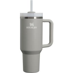 STANLEY Quencher H2.0 Tumbler with Handle and Straw 40 oz | Flowstate 3-Position Lid | Cup Holder Compatible for Travel | Insulated Stainless Steel Cup | BPA-Free | Ash