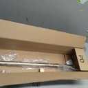 Ivilon Drapery Window Curtain Rod - End Cap Style Design 1 Inch Pole. 28 to 48 Inch Color Warm Gold