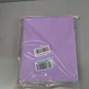 Wheat Straw Expanding Hanging File Folders,1.2" Accordion Pockets File Organizer, Large Capacity, Letter Size for Filing Cabinet, 100% BPA Free, Return to Nature, Healthy Living-3 Packs (Lavender Purple)