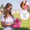 PEDALON Kids Bike Basket with Innovative Clip - Large Non-Sagging Bicycle Front Basket for Girls & Boys - Basket for Tricycle - Premium Bike Accessories for Little Kid and Toddler - Pink - Plastic