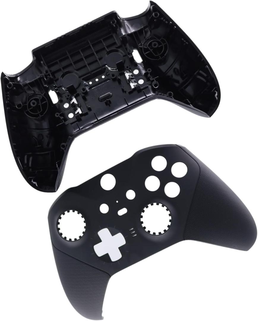 Generic Back Shell w/Faceplate Kit for Xbox Elite Series 2 Controller Model 1797 (1797-FFHS, Black)