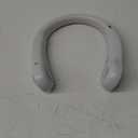 JISULIFE Portable Neck Fan, Hands-Free Bladeless, 5 Speeds, 4000 mAh Battery Operated Wearable Personal Fan, Twistable, Rechargeable, Gift for Women Men-Grey