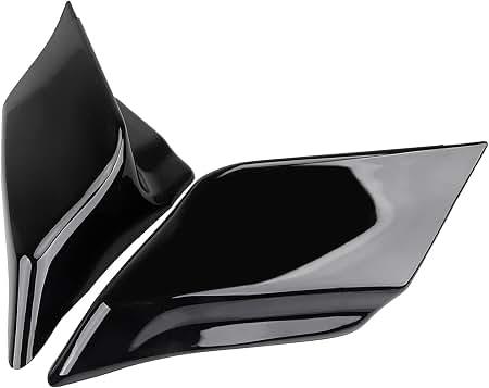 Vivid Black Extended Side Covers Stretched Side Panels Fit for Harley Touring Road Glide Street Glide Road King 1997-2007